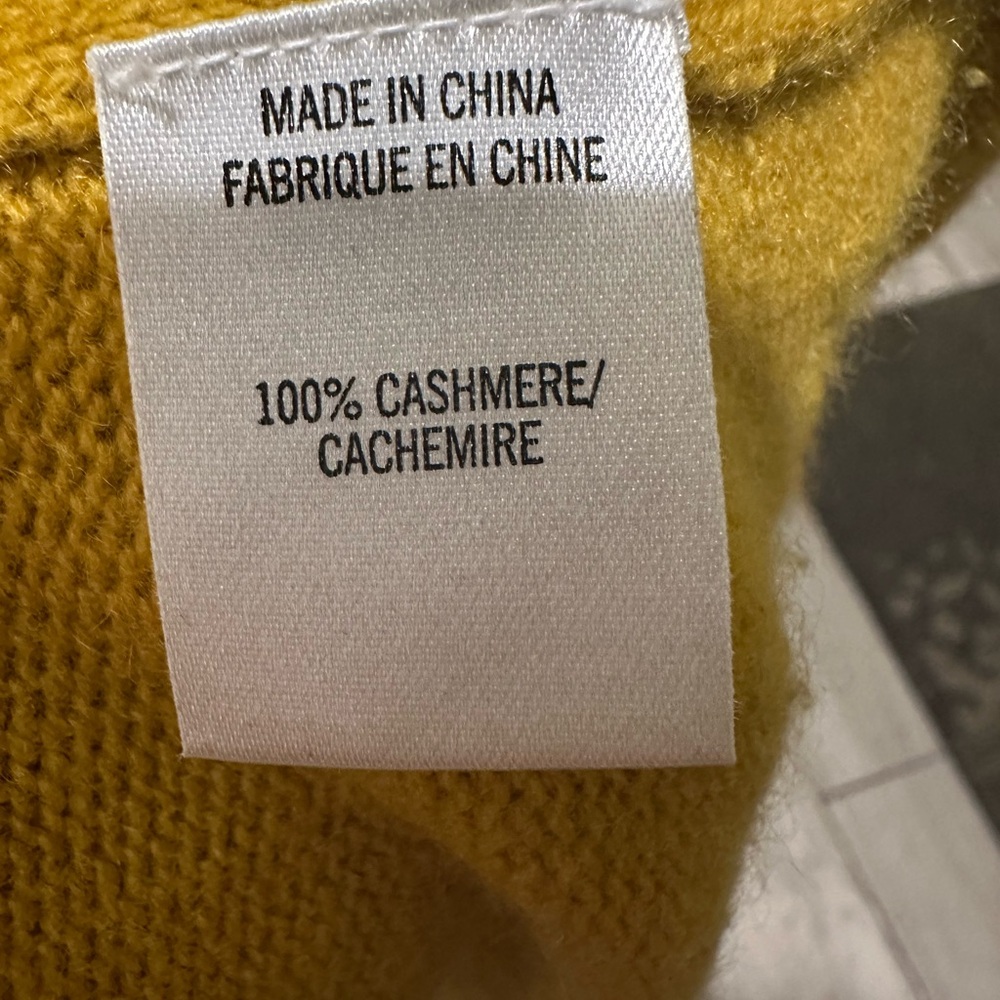 Theory Mustard Yellow Women's Cardigan - Picture 4 of 15